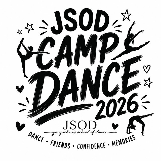 Colourful illustrated camp spiritwear design